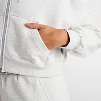 Women's New Balance Tone Crop Full-Zip Hoodie