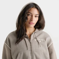 Women's New Balance Varsity Crop Full-Zip Hoodie