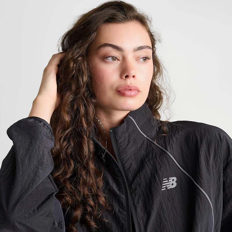 Women's New Balance Sport Legacy Woven Full-Zip Jacket