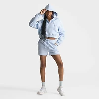 Women's New Balance Piped Cropped Full-Zip Hoodie