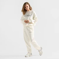 Women's New Balance Logo Cuffed Jogger Pants