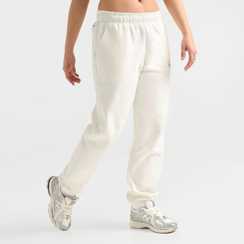 Women's New Balance Logo Cuffed Jogger Pants