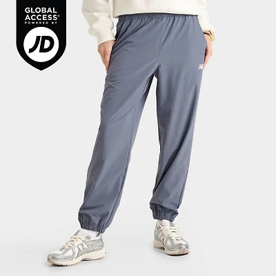 Women's New Balance Linear Woven Jogger Pants