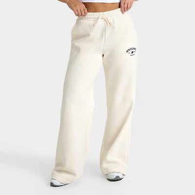 Women's New Balance Rise Wide-Leg Fleece Jogger Pants