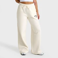 Women's New Balance Rise Wide-Leg Fleece Jogger Pants