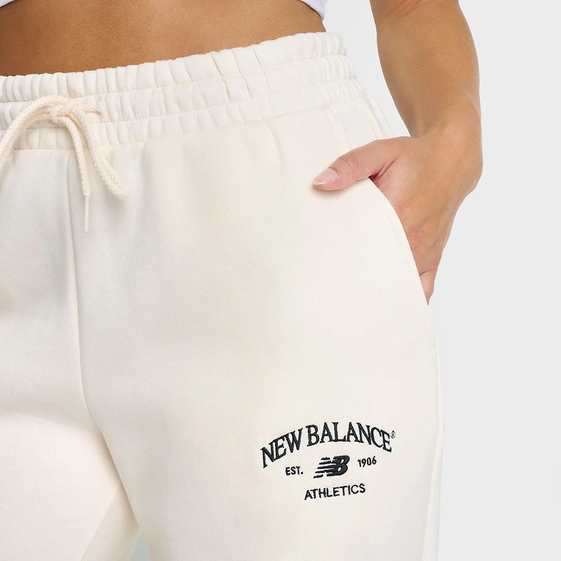 Women's New Balance Rise Wide-Leg Fleece Jogger Pants
