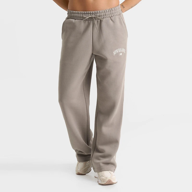 Women's New Balance Varsity Wide-Leg Fleece Jogger Pants