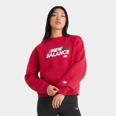 Women's New Balance Run Club Crewneck Sweatshirt
