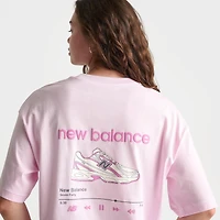 Women's New Balance 740 Playlist Boyfriend T-Shirt