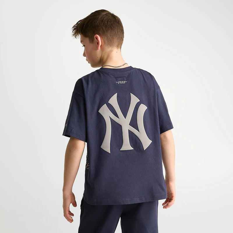 Big Kids' Pro Standard New York Yankees MLB Multi Logo T-Shirt
