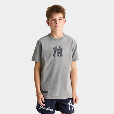 Big Kids' Pro Standard New York Yankees MLB Washed Jewels T-Shirt