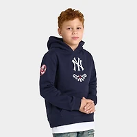 Big Kids' Pro Standard New York Yankees MLB Sugar Skull Pullover Hoodie