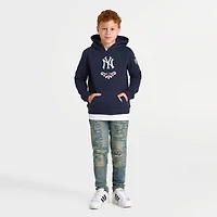 Big Kids' Pro Standard New York Yankees MLB Sugar Skull Pullover Hoodie