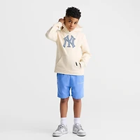 Big Kids' Pro Standard New York Yankees MLB Denim Patch Pullover Hoodie