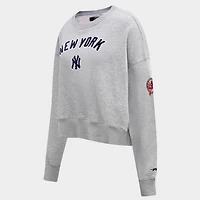 Women's Pro Standard New York Yankees MLB Classic Fleece Crewneck Sweatshirt