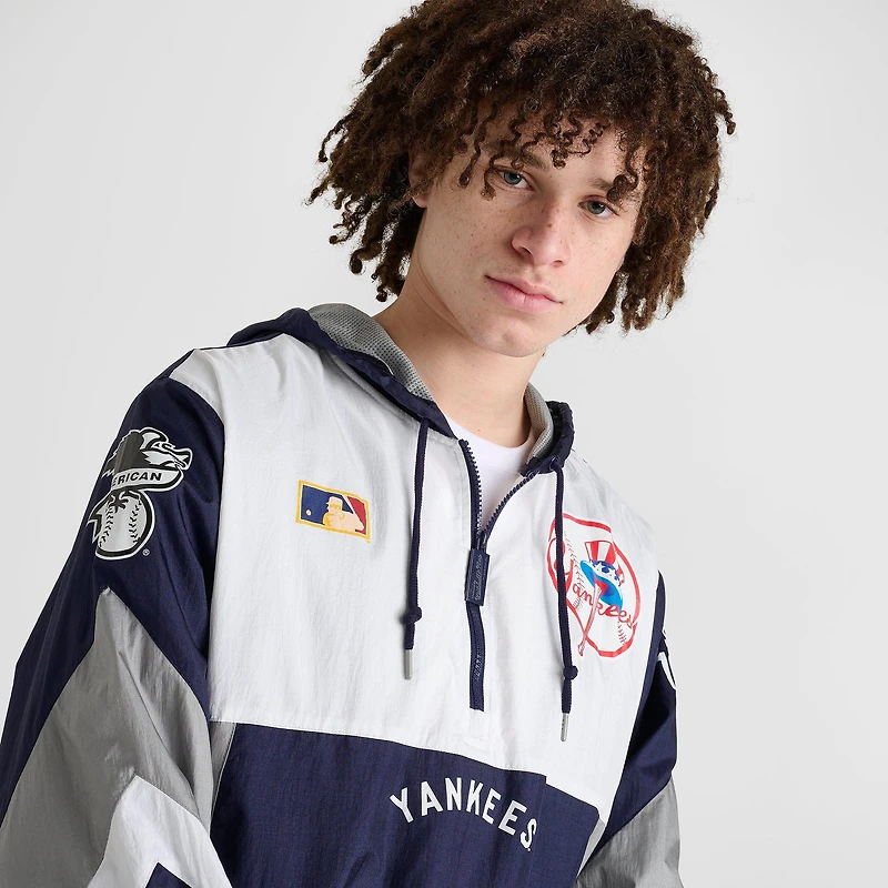 Men's Mitchell & Ness New York Yankees MLB Team Origins Anorak Windbreaker Jacket