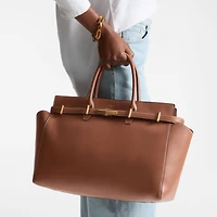 Diamond Belted Top Handle M