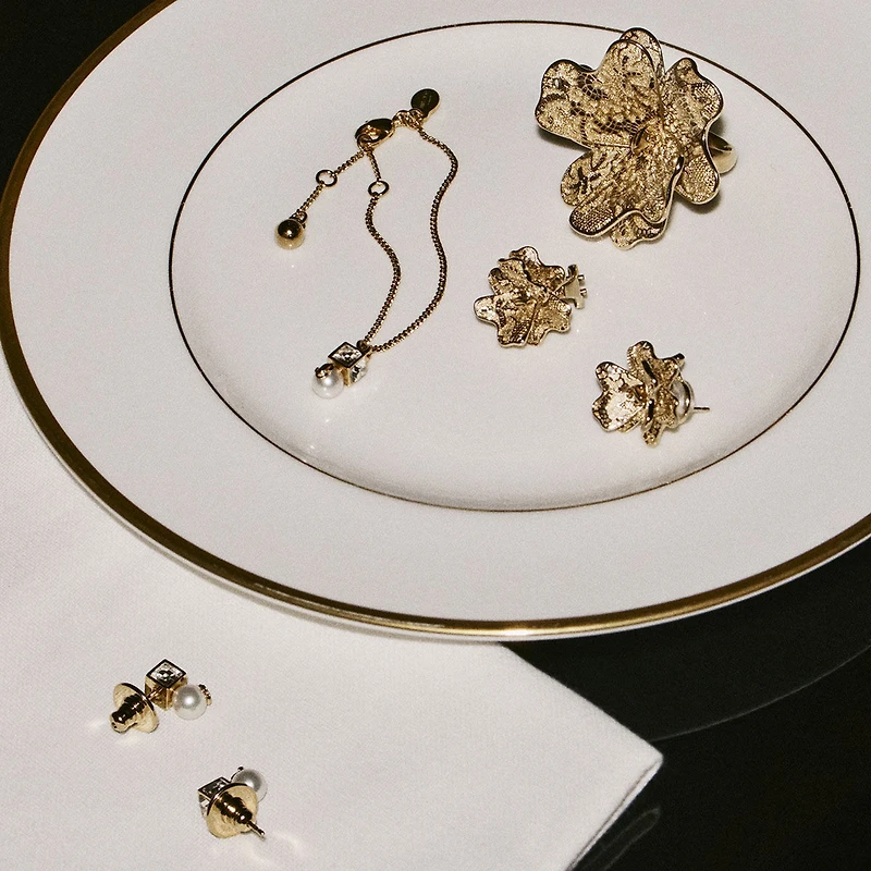 JC Pearl Cube Bracelet