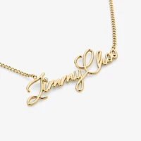 Logo Script Necklace