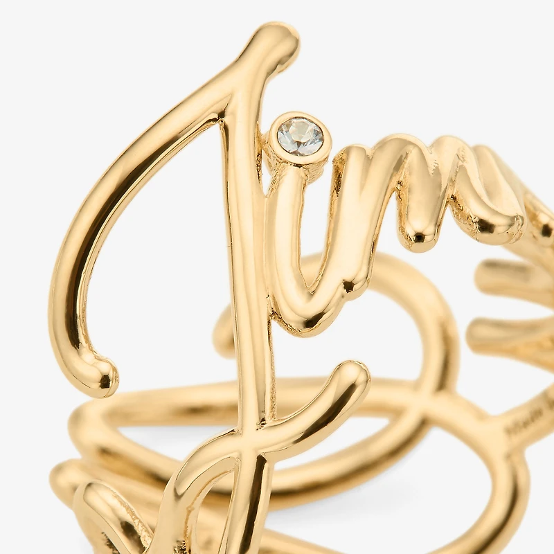 Logo Script Ring
