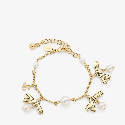 Multi Charm Ribbon  Bracelet