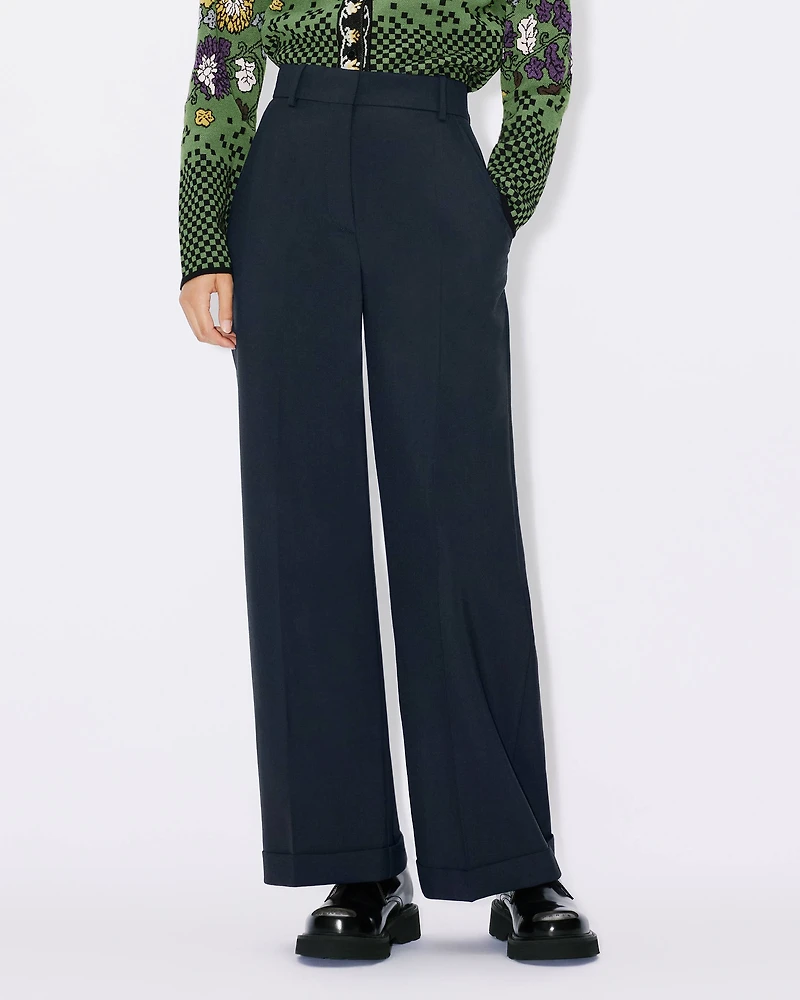 Tailored pants virgin wool