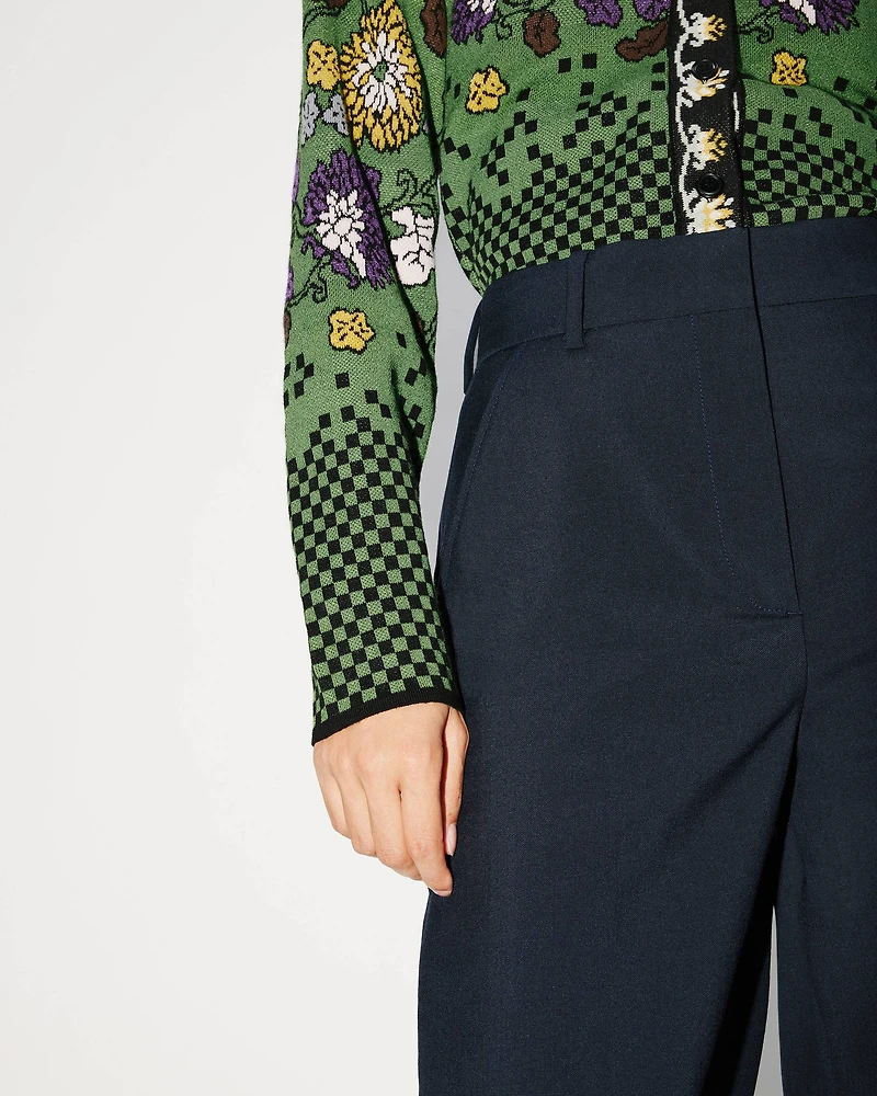 Tailored pants virgin wool