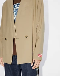 Tailored kimono jacket virgin wool