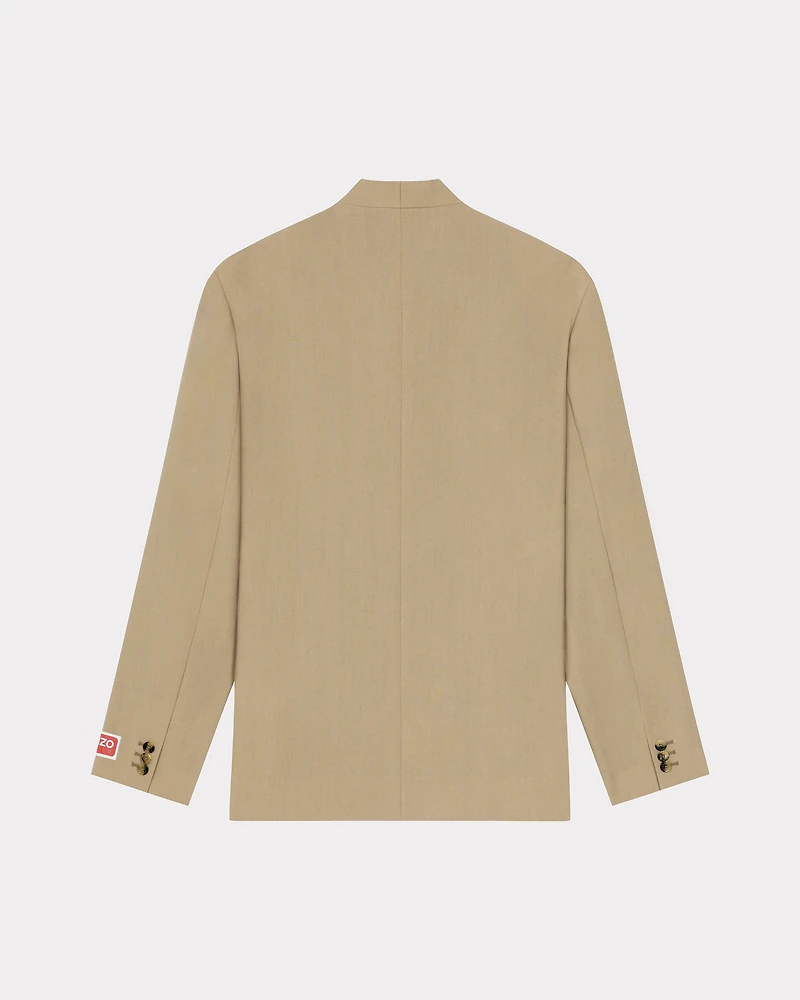 Tailored kimono jacket virgin wool