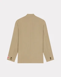 Tailored kimono jacket virgin wool