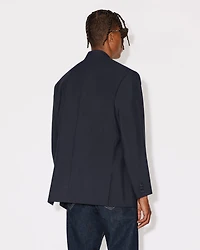 Tailored kimono jacket virgin wool