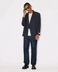 Tailored kimono jacket virgin wool