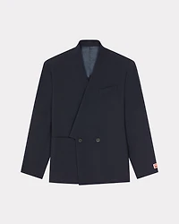 Tailored kimono jacket virgin wool