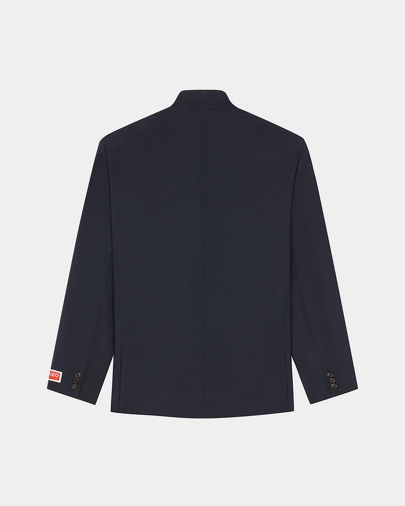 Tailored kimono jacket virgin wool
