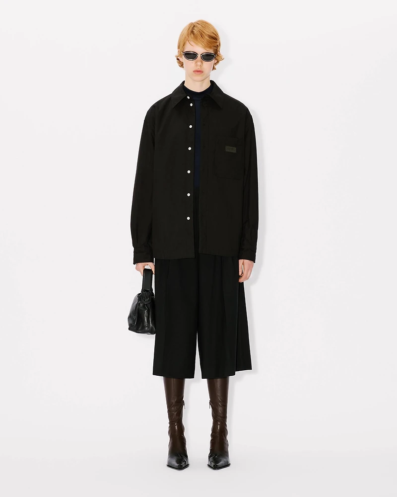 Cropped pants virgin wool