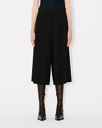 Cropped pants virgin wool