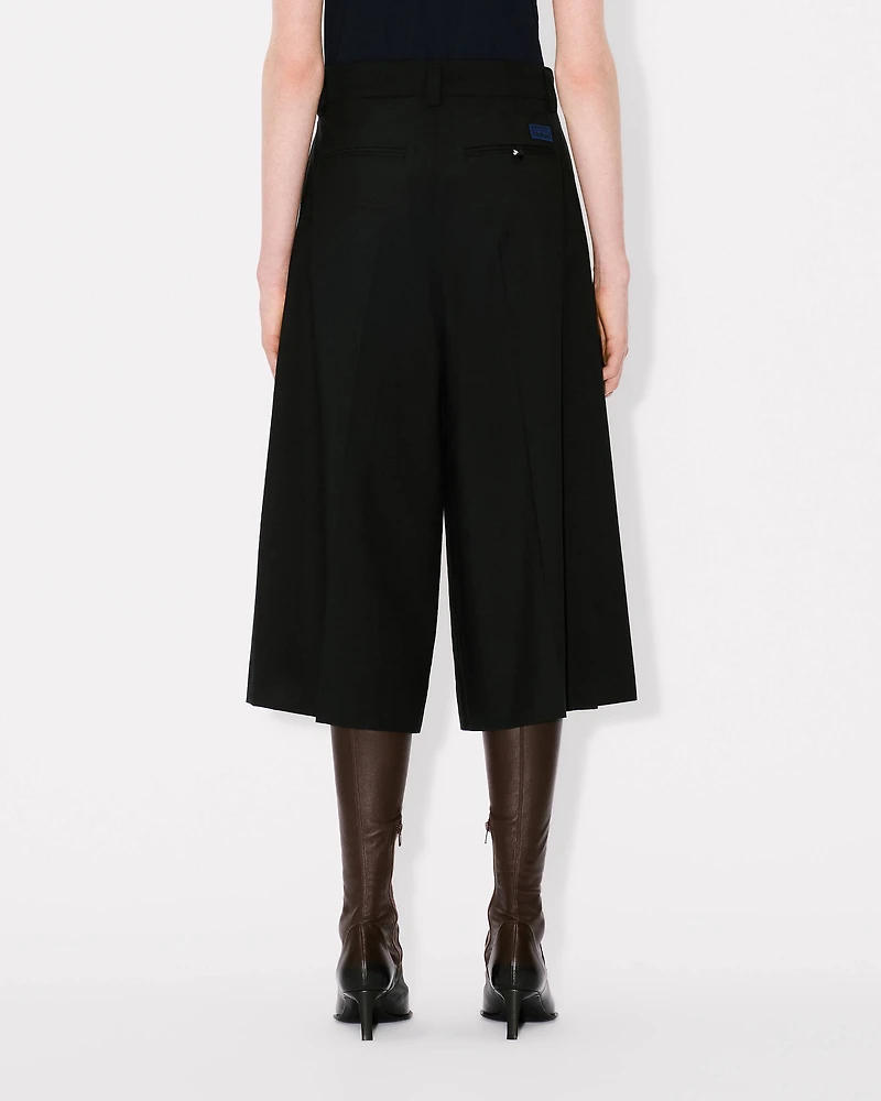 Cropped pants virgin wool