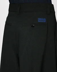 Cropped pants virgin wool