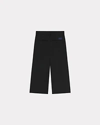Cropped pants virgin wool