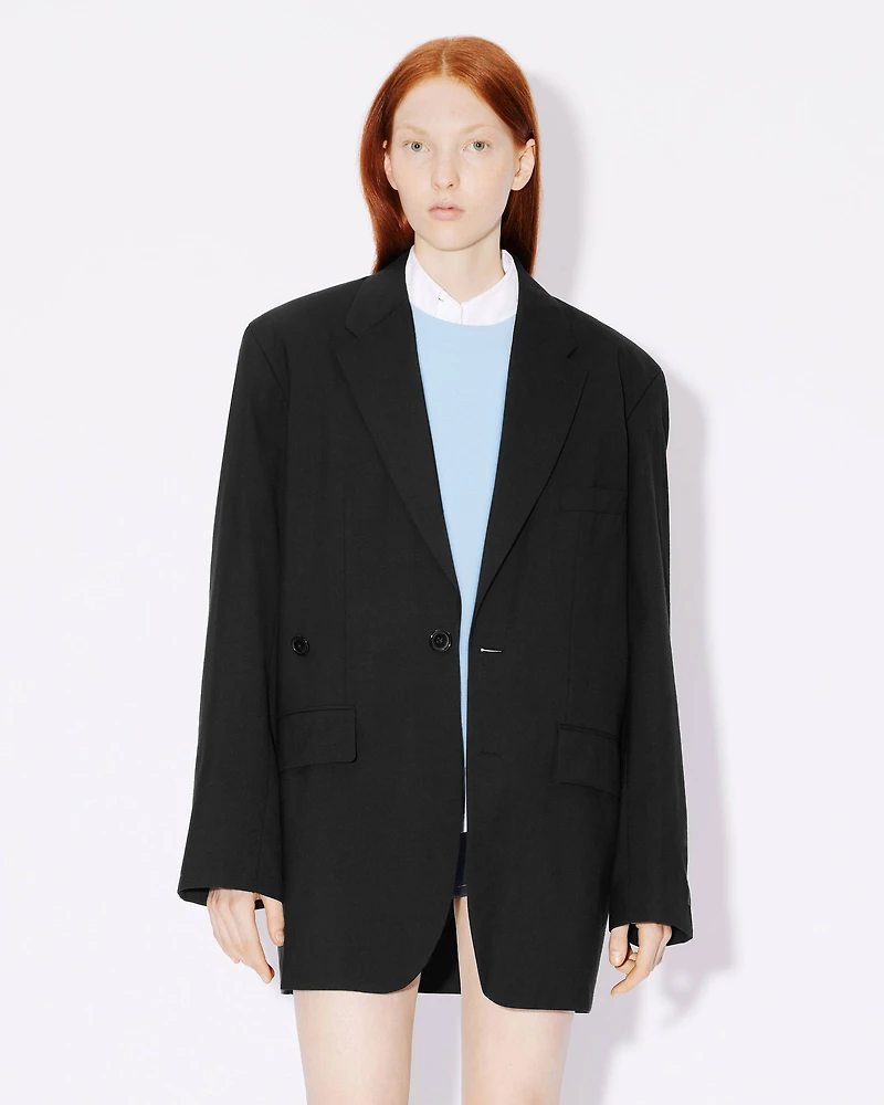 Oversized kimono blazer virgin wool