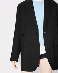 Oversized kimono blazer virgin wool