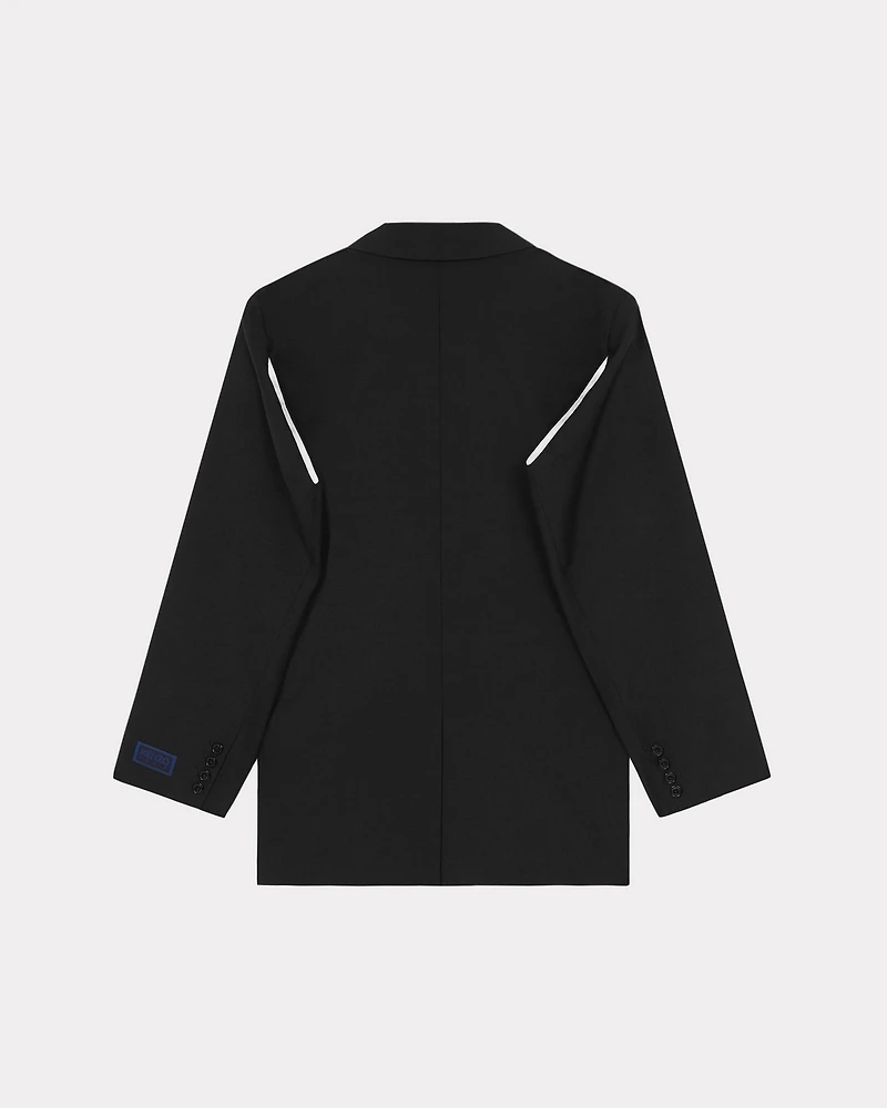 Oversized kimono blazer virgin wool