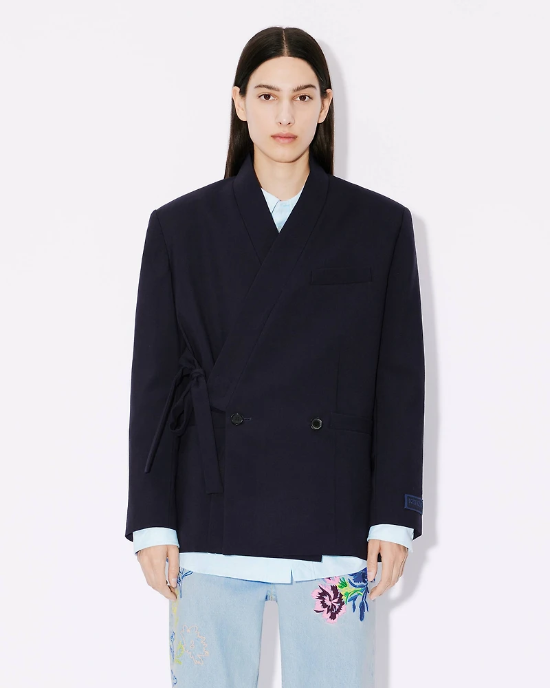 Kimono blazer virgin wool