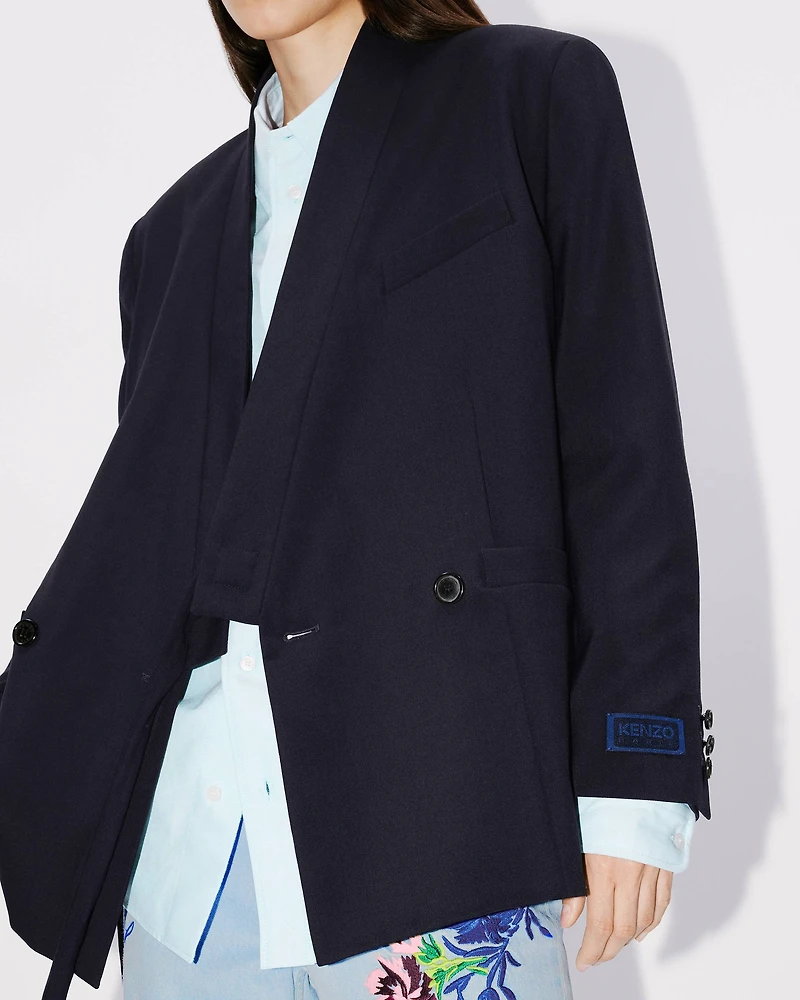 Kimono blazer virgin wool