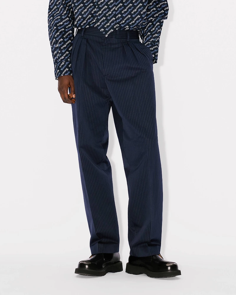 Pleated tailored pants