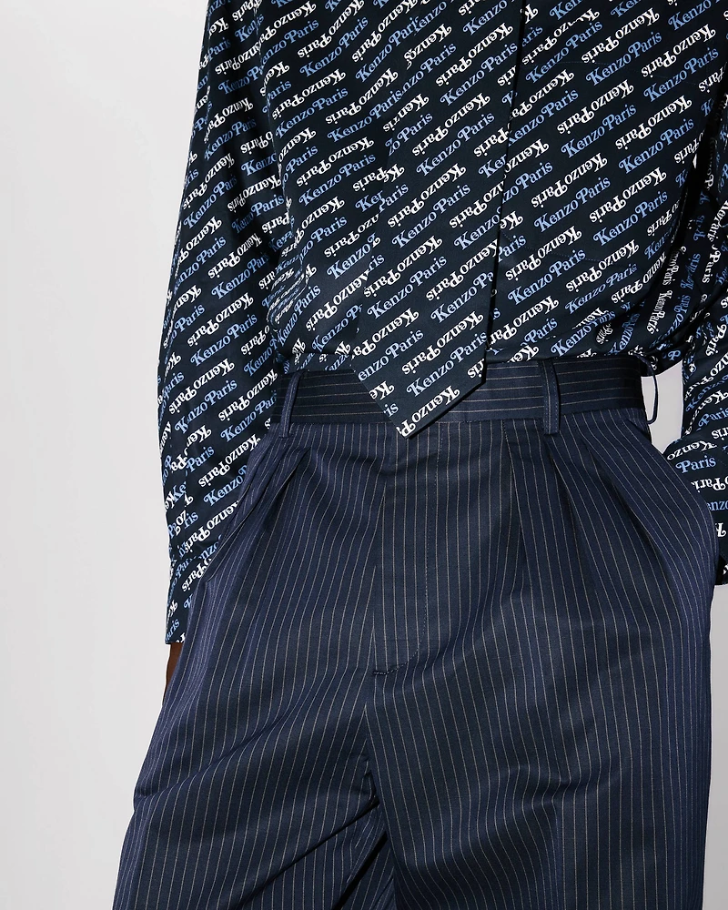 Pleated tailored pants