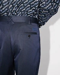 Pleated tailored pants