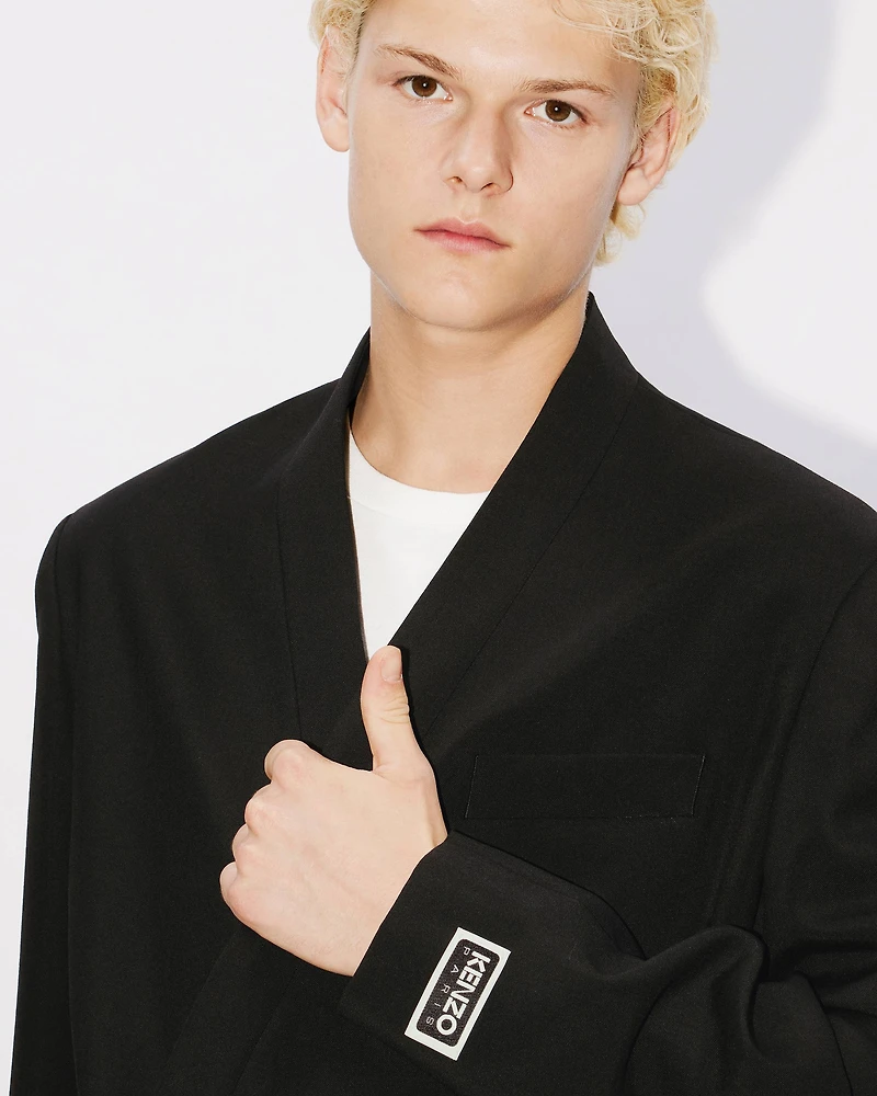 Suit kimono jacket virgin wool