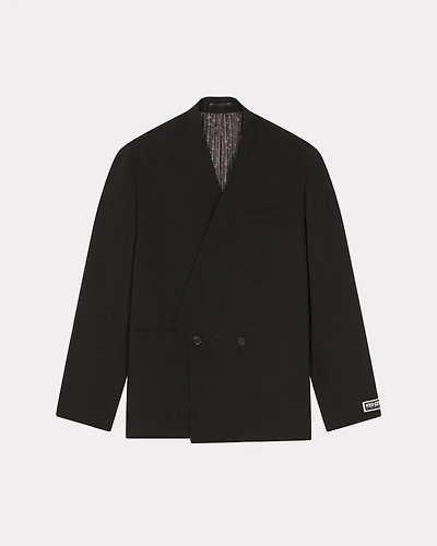 Suit kimono jacket virgin wool