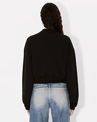 'Boke Flower 2.0' boxy teddy jacket